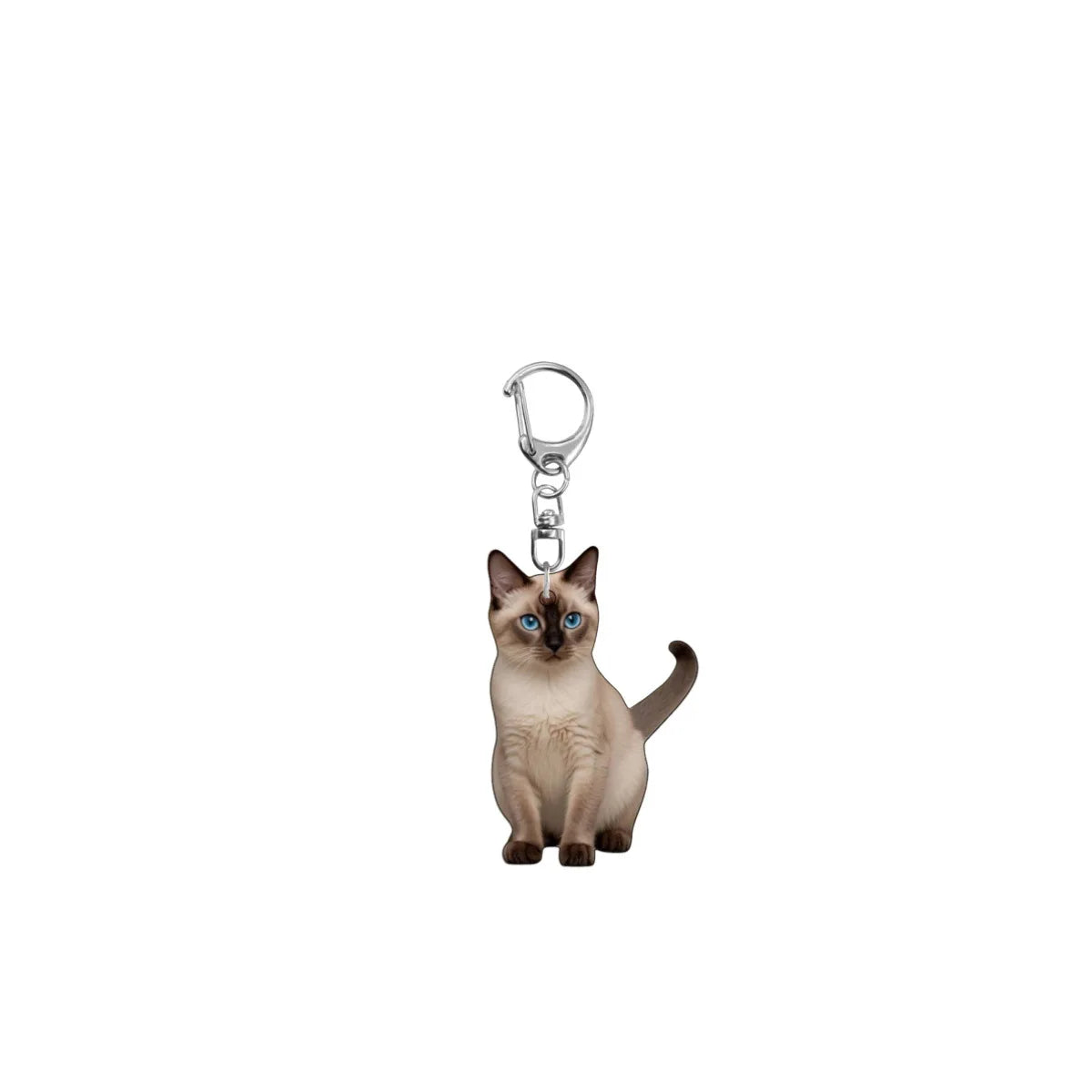 Acrylic Cat Keyring