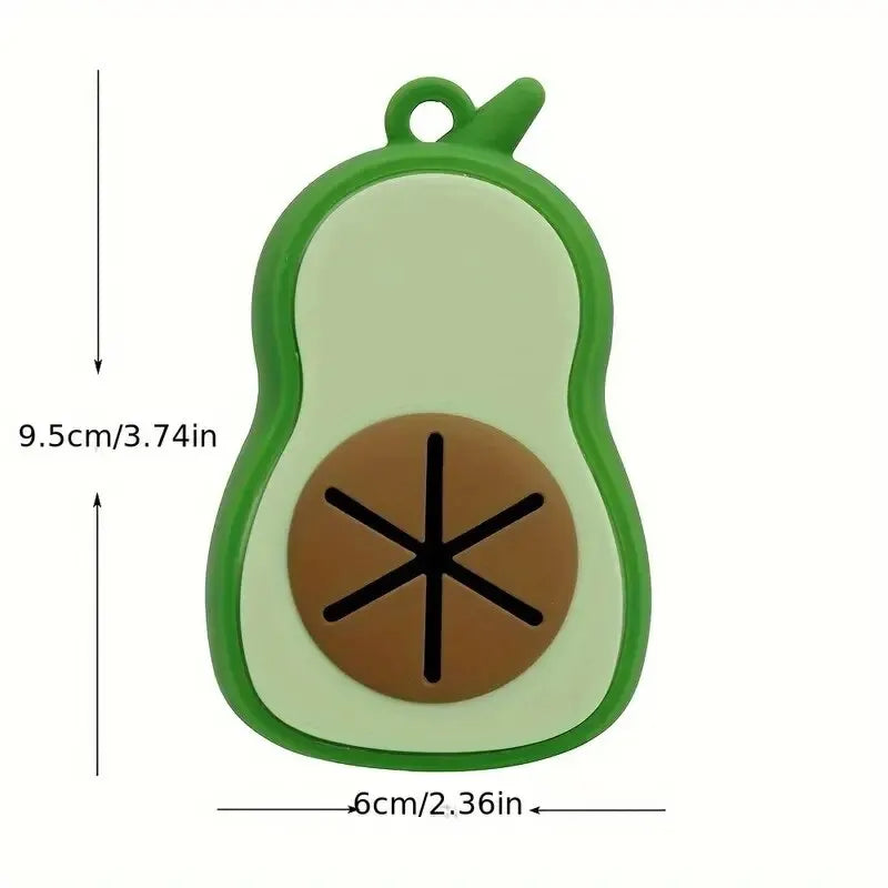 Avocado Poop Bag Dispenser with Bags