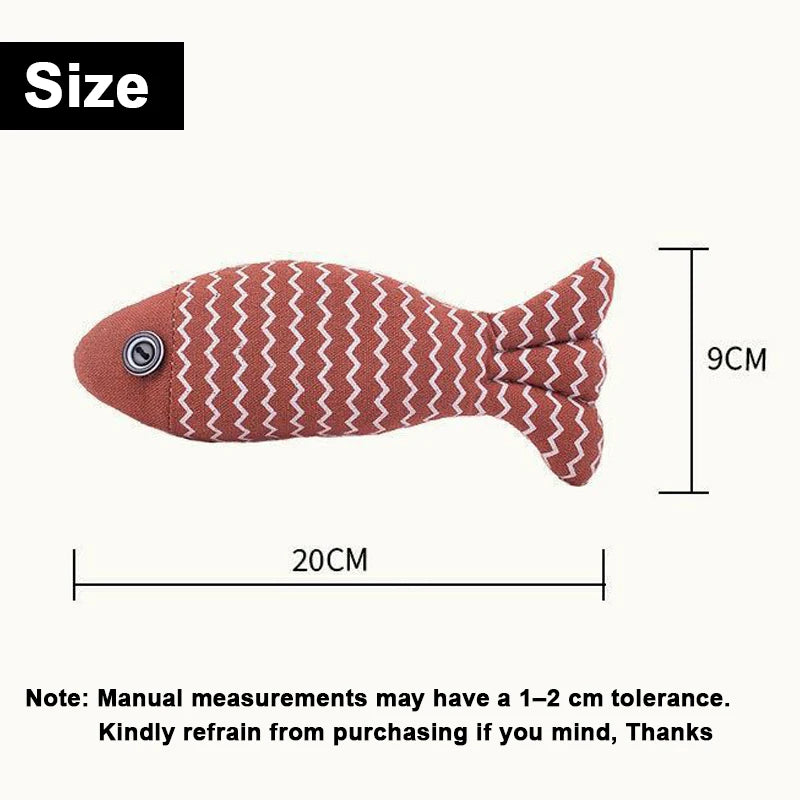 Fabric Fish Cat Toy