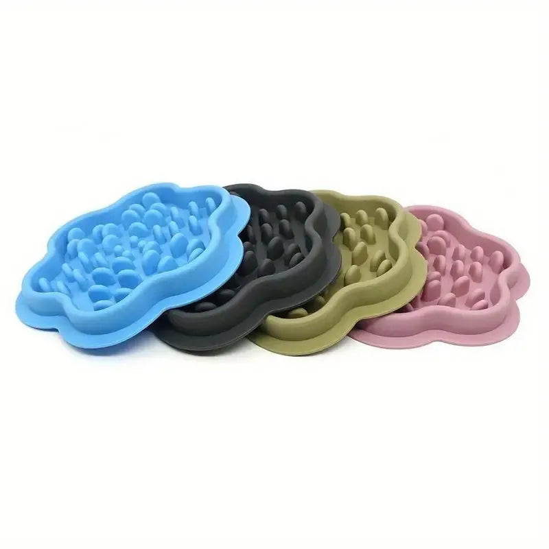 Flower Silicone Slow Feeder Dish