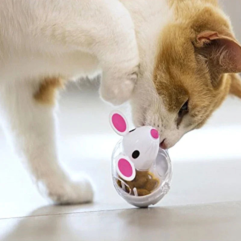 Mouse Tumbler Treat Feeder for Cats