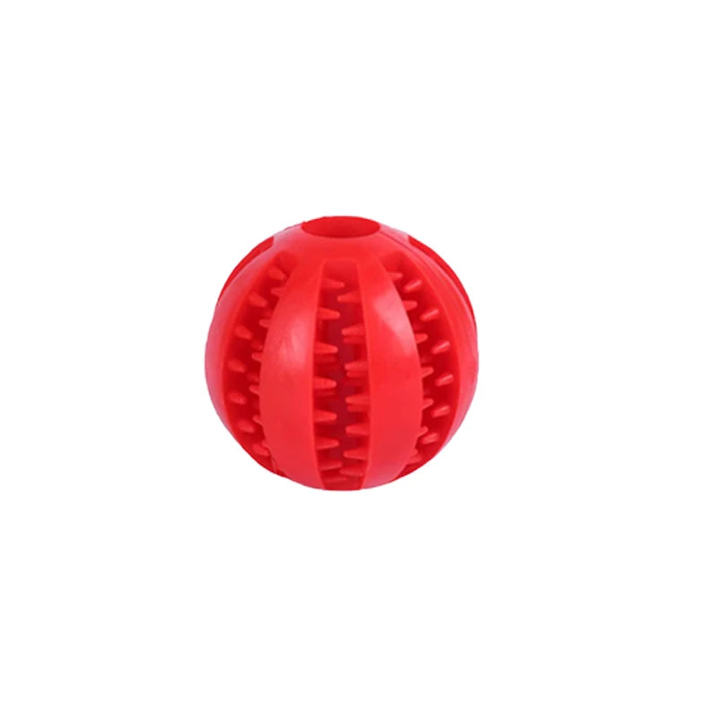 Treat Dispensing Rubber Ball for Dogs - Red / 5 cm (small dogs)