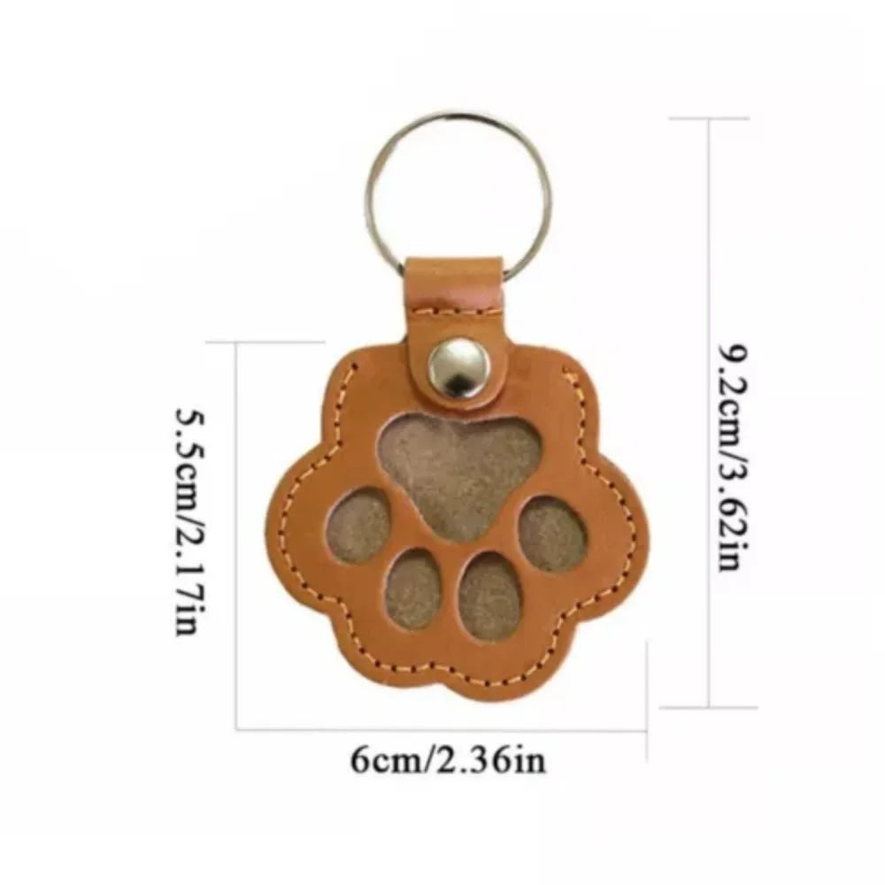 Cat Claw Fur Keepsake Pouch Keyring