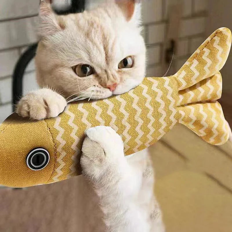 Plush Fish Kicker Cat Toy