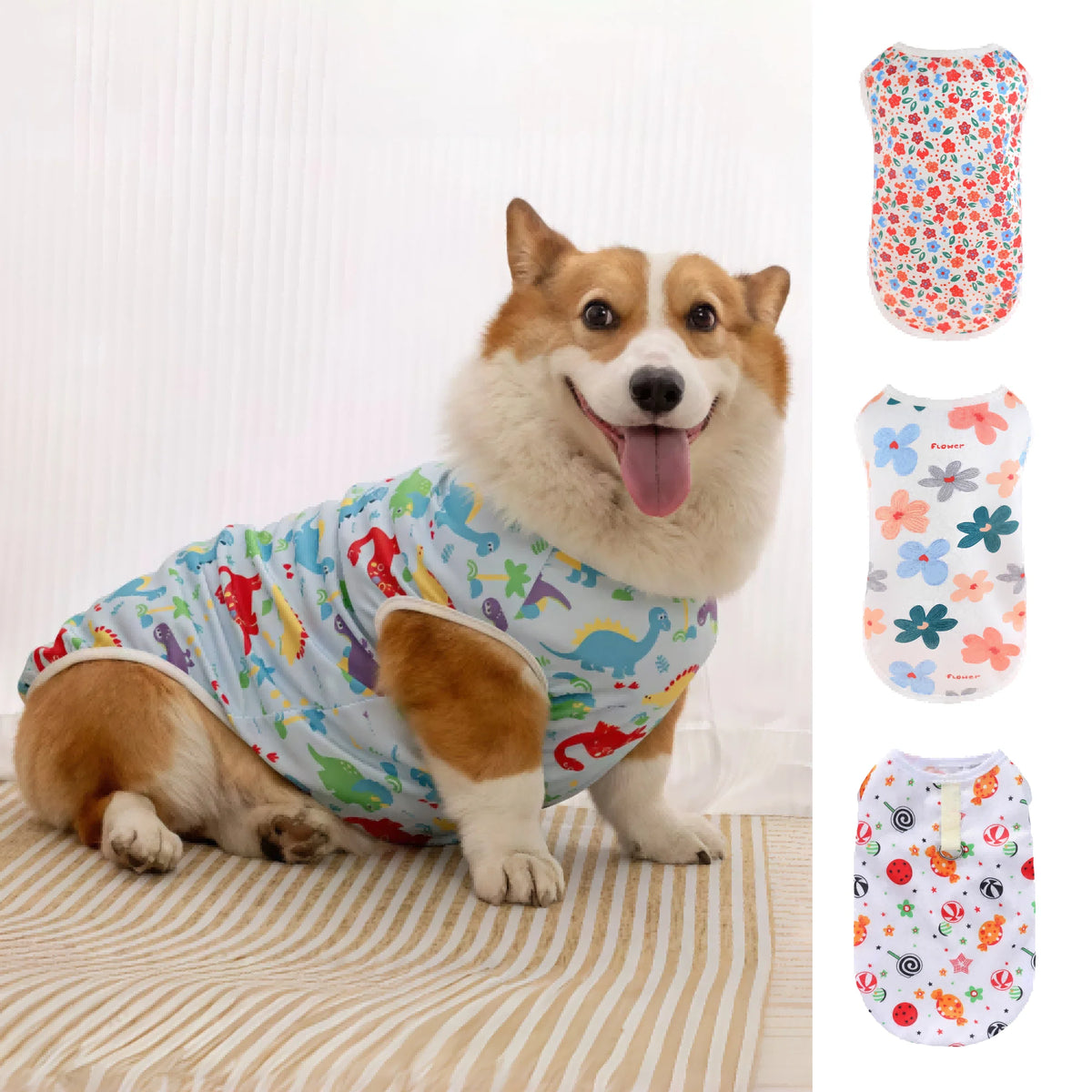 Cartoon Cooling Summer Vest for Dogs