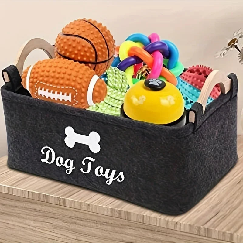 Felt Toy Storage Basket