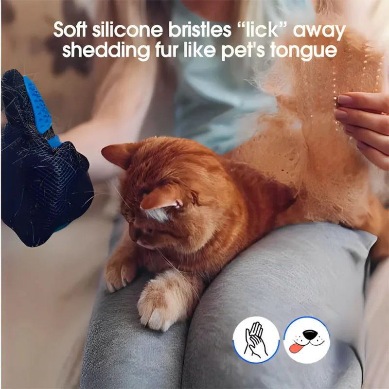 Pet Grooming Glove for Dogs and Cats