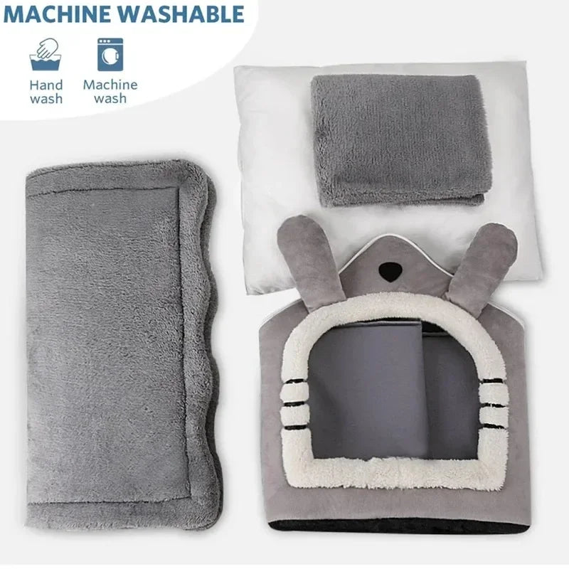 Soft Indoor Dog House Bed