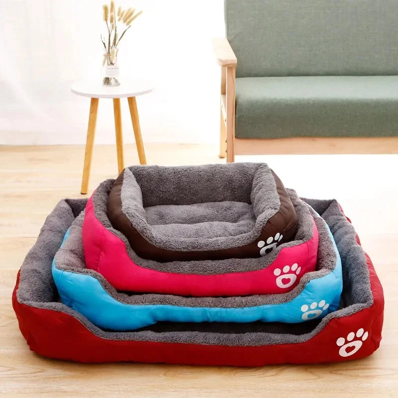Square Dog Bed with Raised Sides