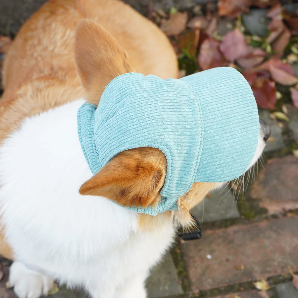 Corduroy Baseball Cap for Dogs