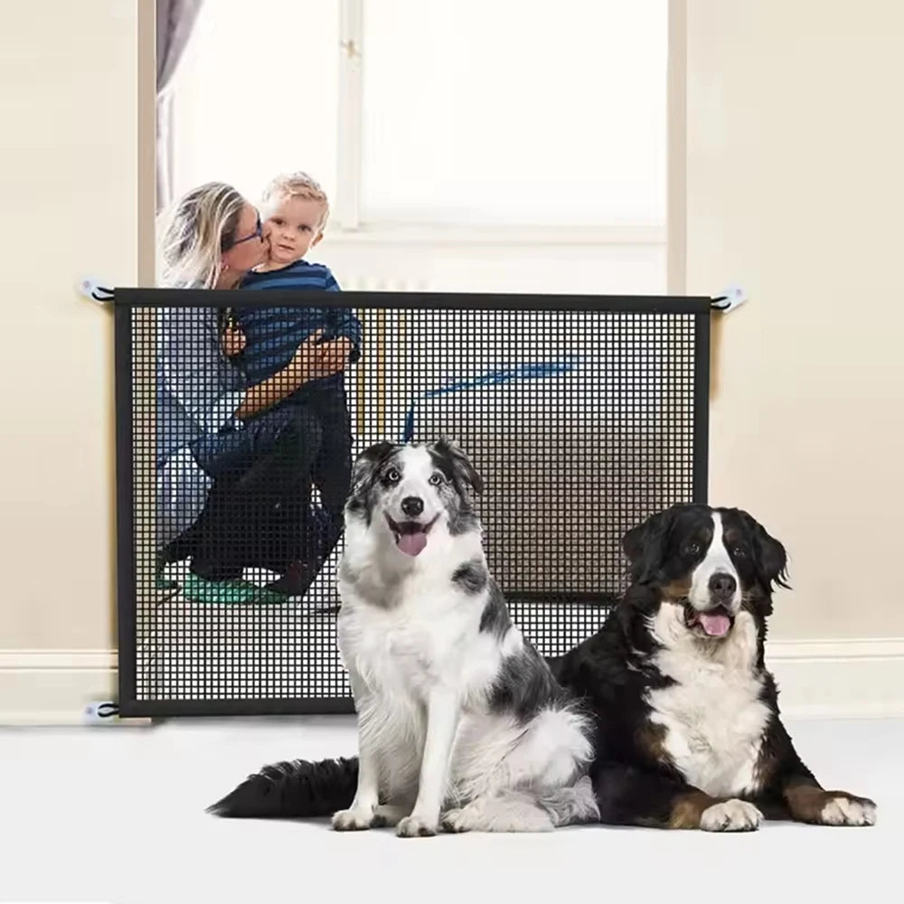 Folding Mesh Pet Gate, Size M