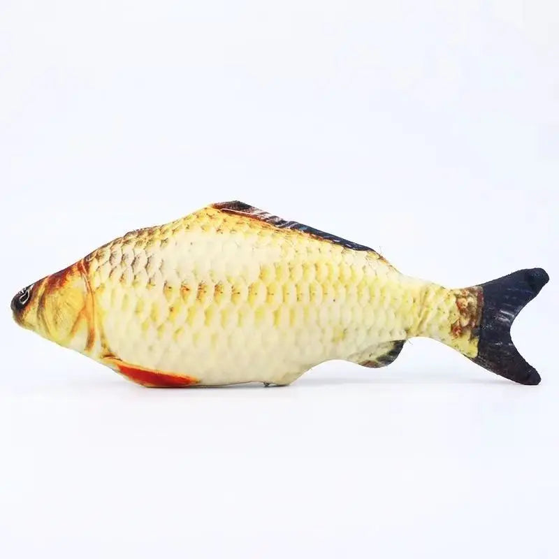 Plush Fish Kicker Cat Toy - Crucian carp