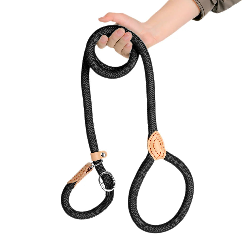 Braided Slip Lead, 1.5 m - 0.6 cm / Black