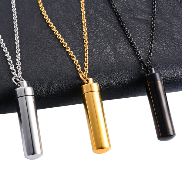 Cylinder Keepsake Urn Necklace