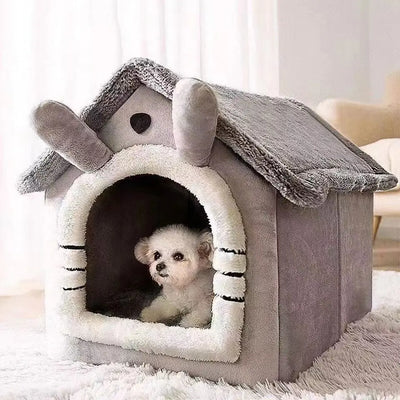 Soft Indoor Dog House Bed