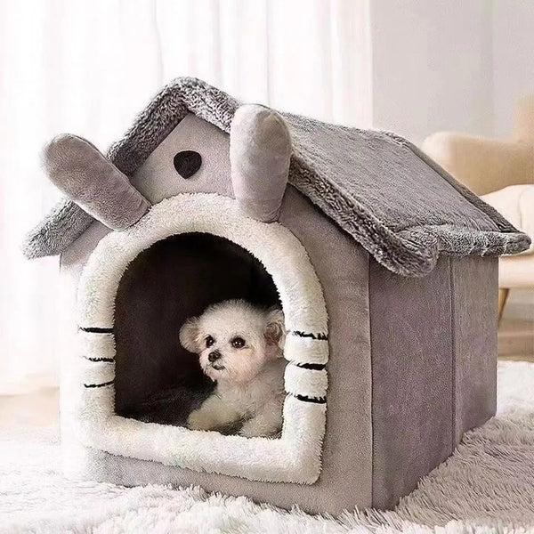 Soft Indoor Dog House Bed