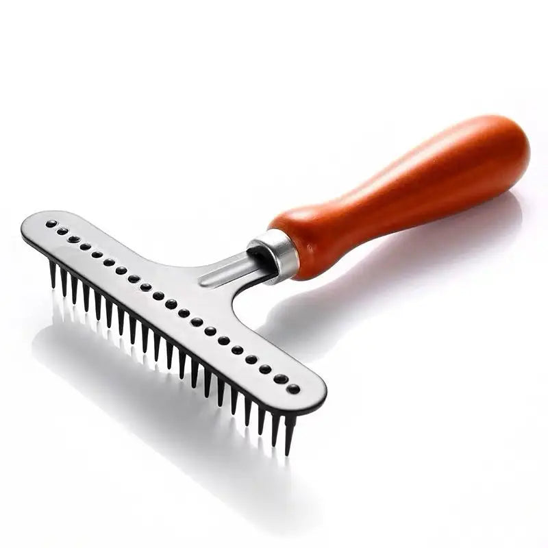 Wooden Handle Undercoat Rake