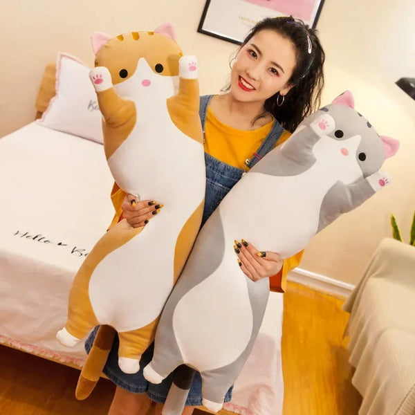 Long Cat Plush Pillow