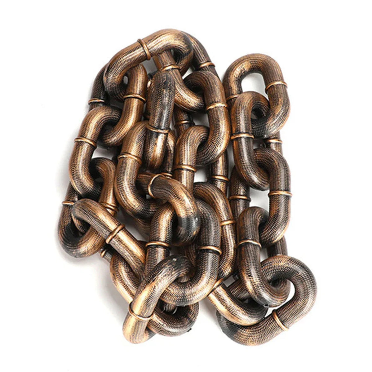 Novelty Chain-Look Dog Lead, 1.5 m - Bronze