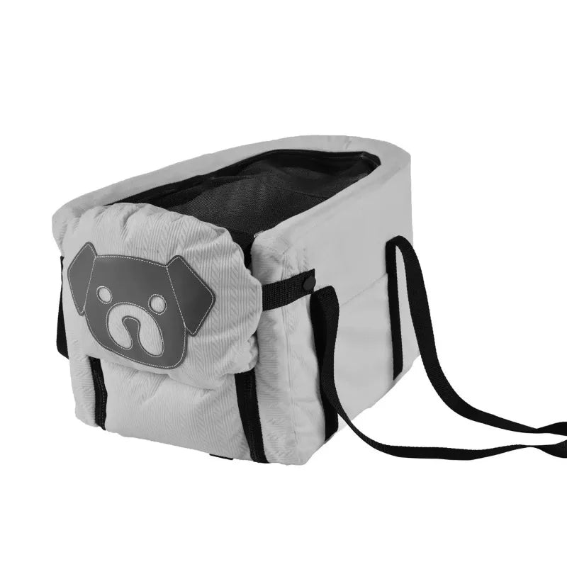 Hanging Car Booster Seat for Small Dogs - Gray