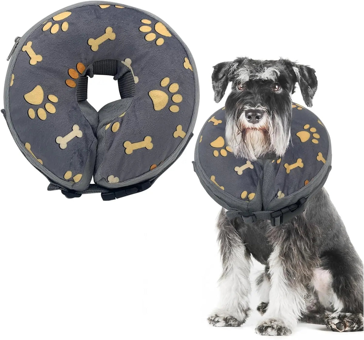 Inflatable Recovery Collar - Grey / S