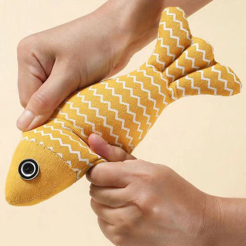 Fabric Fish Cat Toy