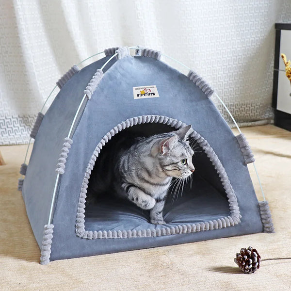Foldable Pet Tent Bed