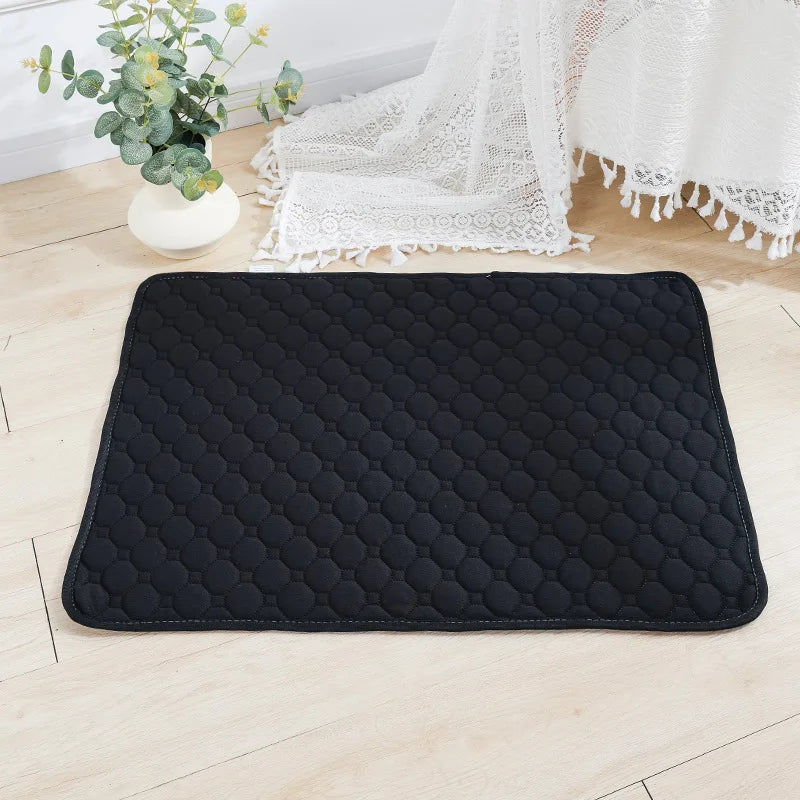 Reusable Washable Pee Pad for Dogs - Black / 50x35 cm