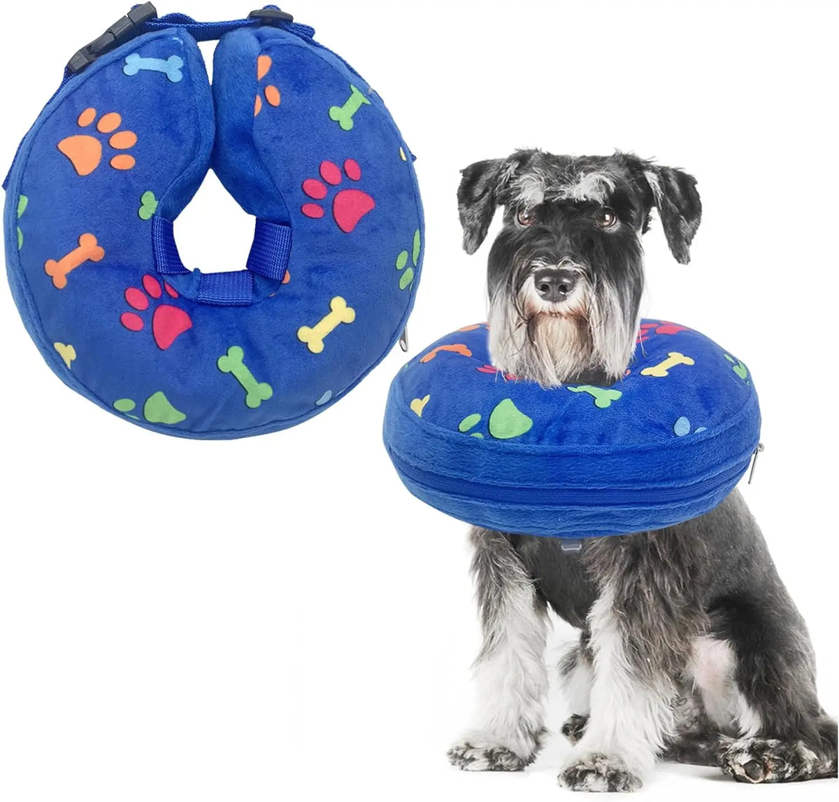 Inflatable Recovery Collar - Blue / S