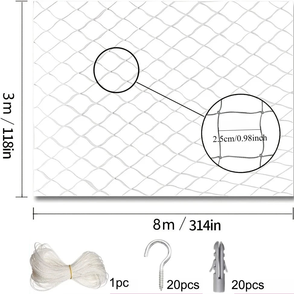 Clear Cat Safety Net for Balconies and Windows