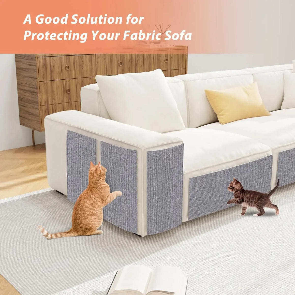 Self-Adhesive Cat Scratching Carpet Roll