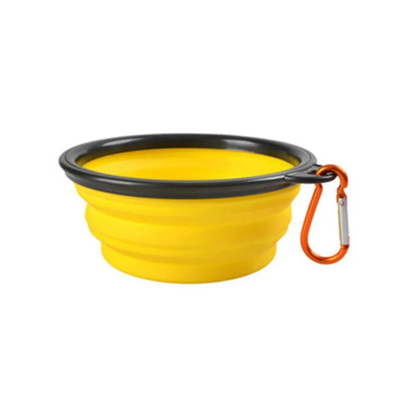 Collapsible Silicone Travel Bowl with Clip