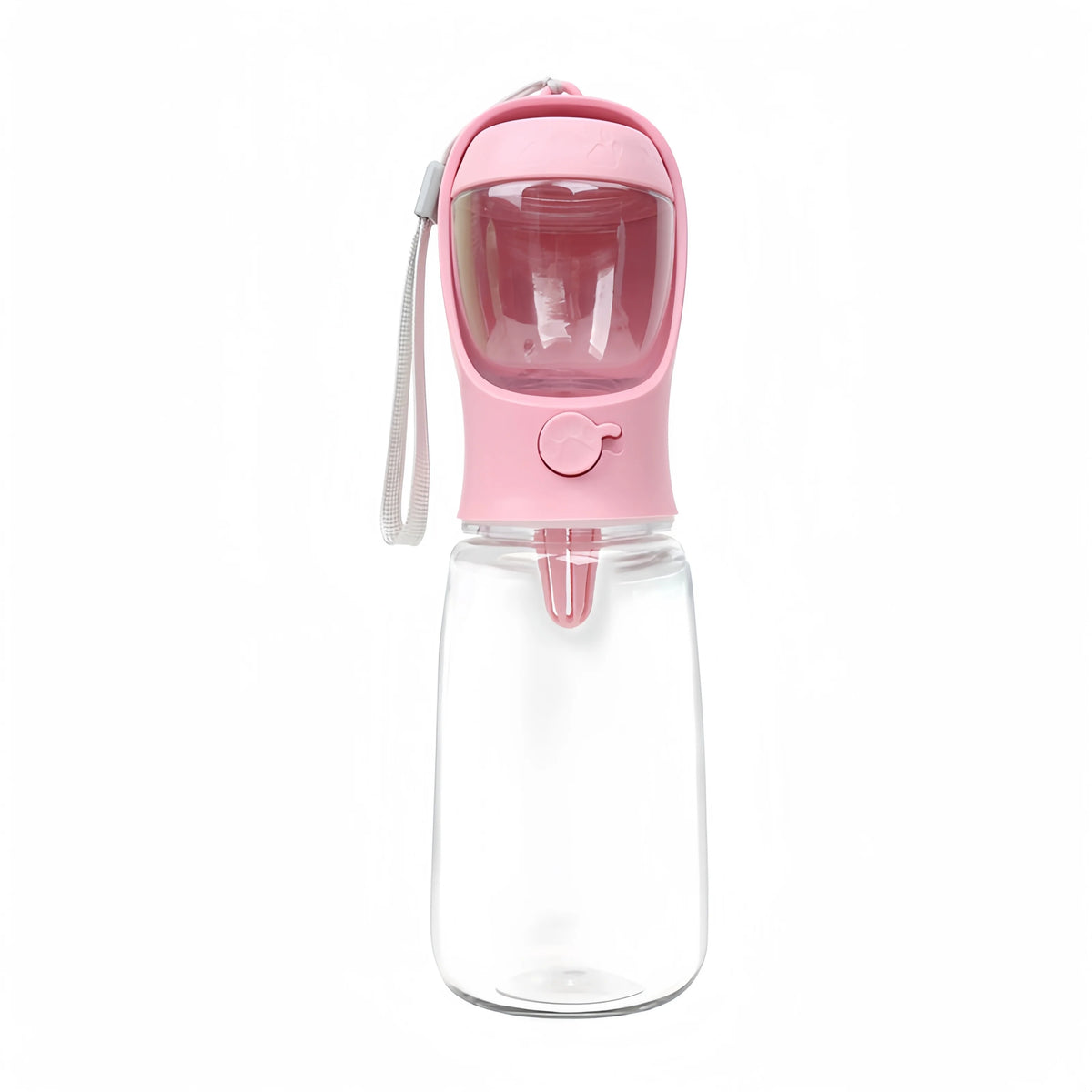 2-in-1 Travel Water Bottle and Food Pot - Pink / 350 ml
