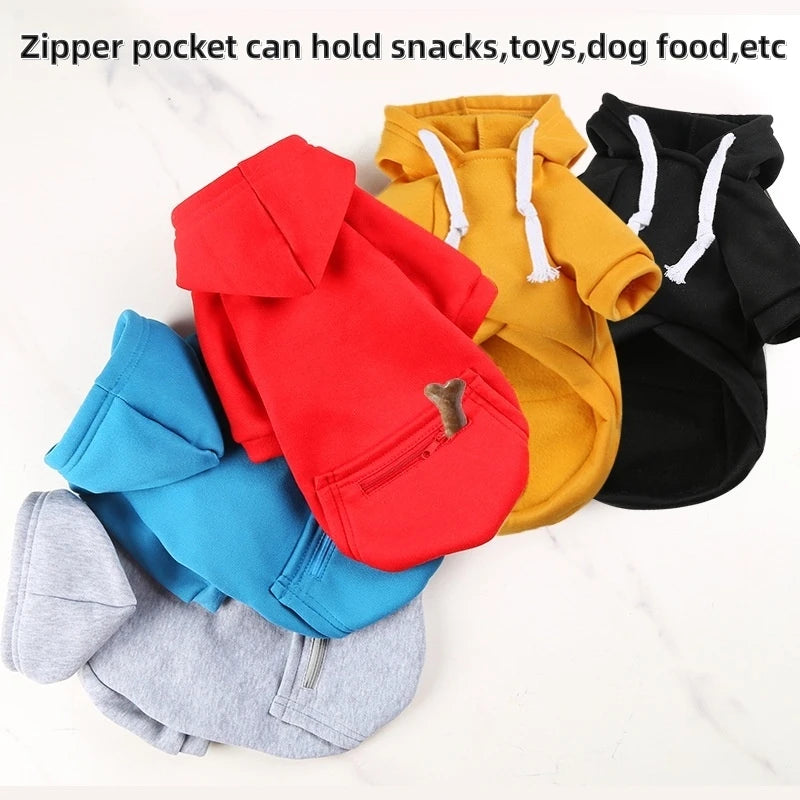 Fleece Hoodie for Large Dogs