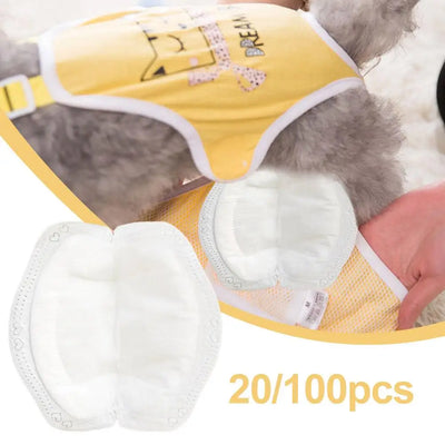 Disposable Pads for Dog Pants, 100 Pack