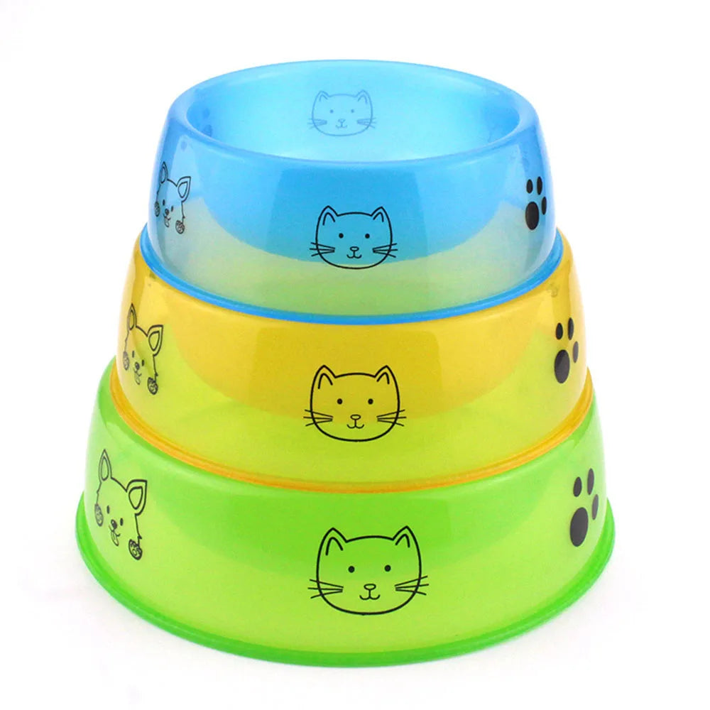 Clear Printed Pet Bowl