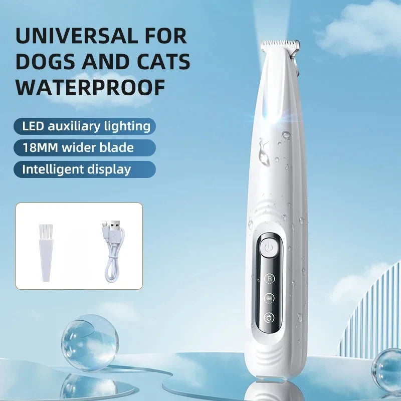 Rechargeable Paw Trimmer with LED Light