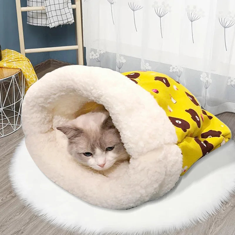 Fluffy Cat Sleeping Bag