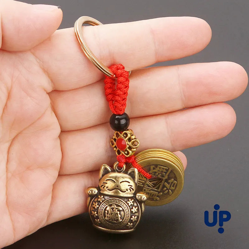 Lucky Cat Keyring
