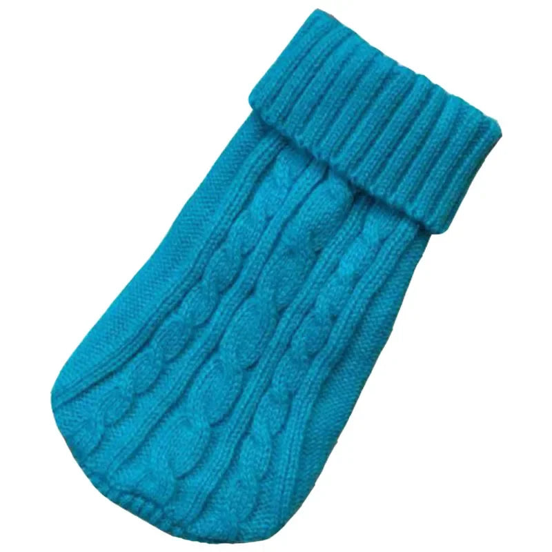Knitted Dog Jumper for Small Dogs - MoonBlue / L (10) 2.5-4 kg