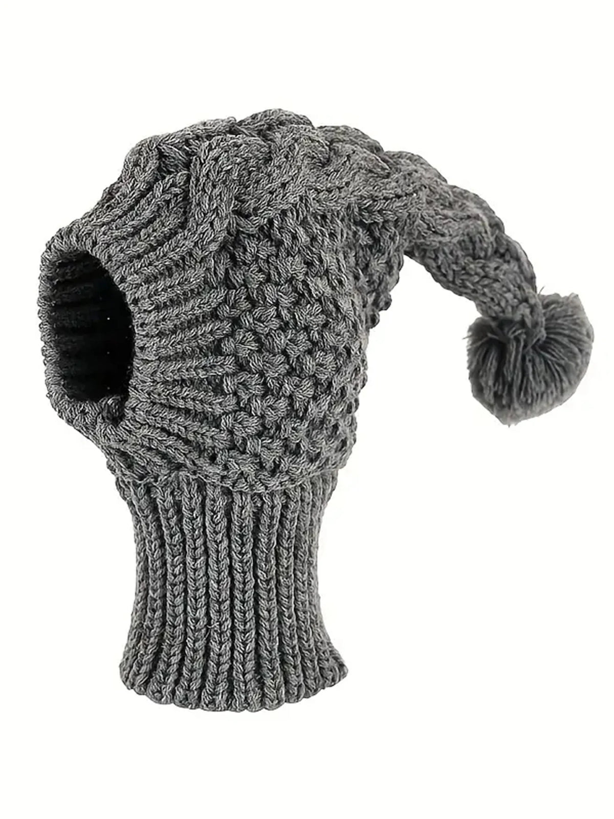 Hand-Knit Snood Hat for Greyhounds and Whippets
