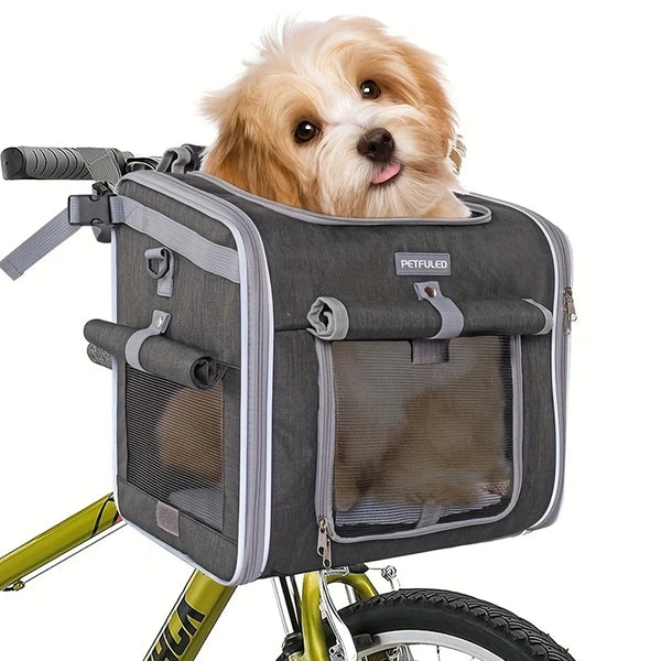 Expandable Pet Bike Basket and Backpack