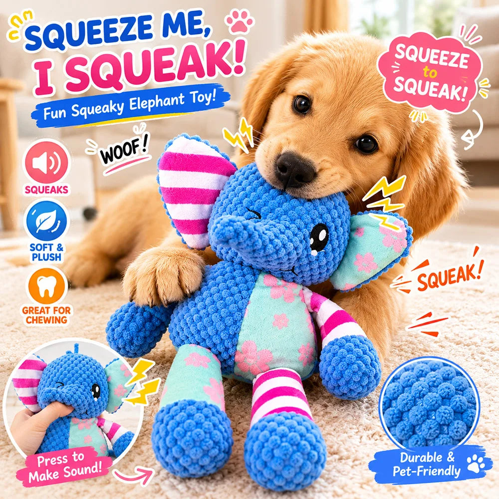 Squeaky Plush Animal Dog Toys