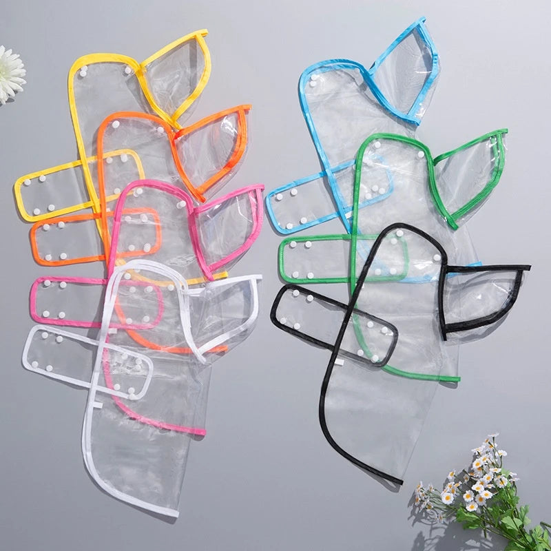 Clear Hooded Dog Raincoat