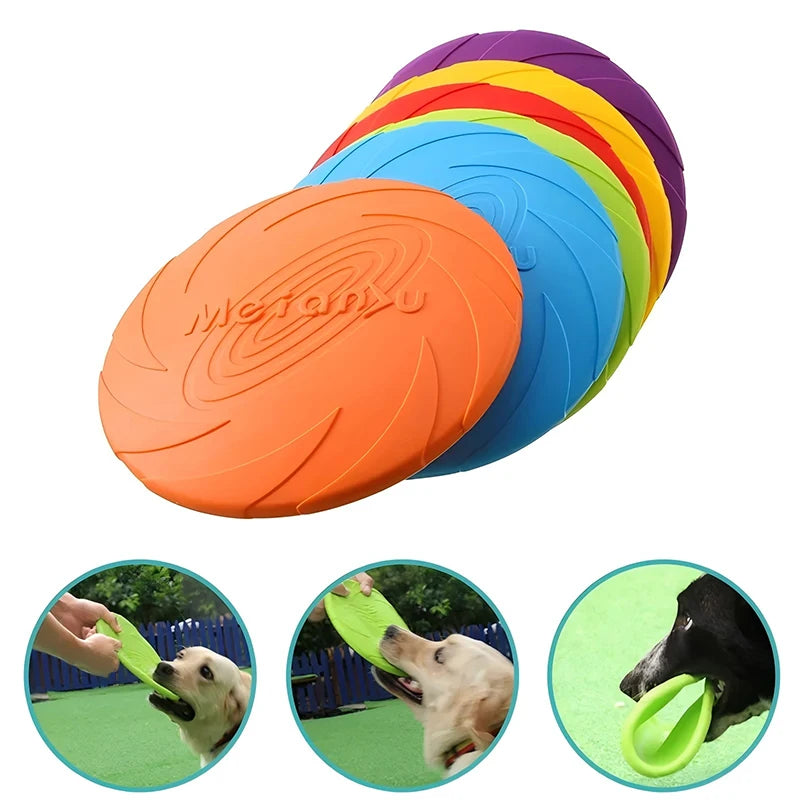 Soft Rubber Flying Disc for Dogs