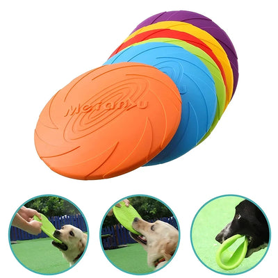 Soft Rubber Flying Disc for Dogs