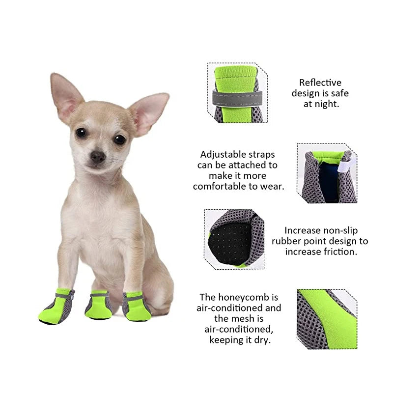 Breathable Reflective Dog Boots