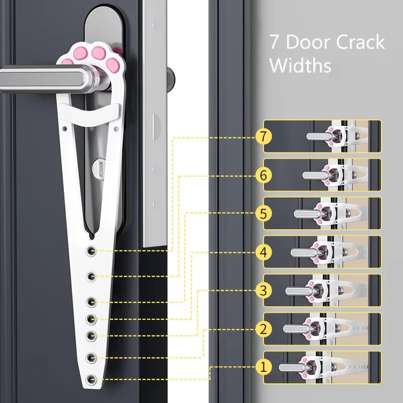 Cat Door Latch for Lever Handles