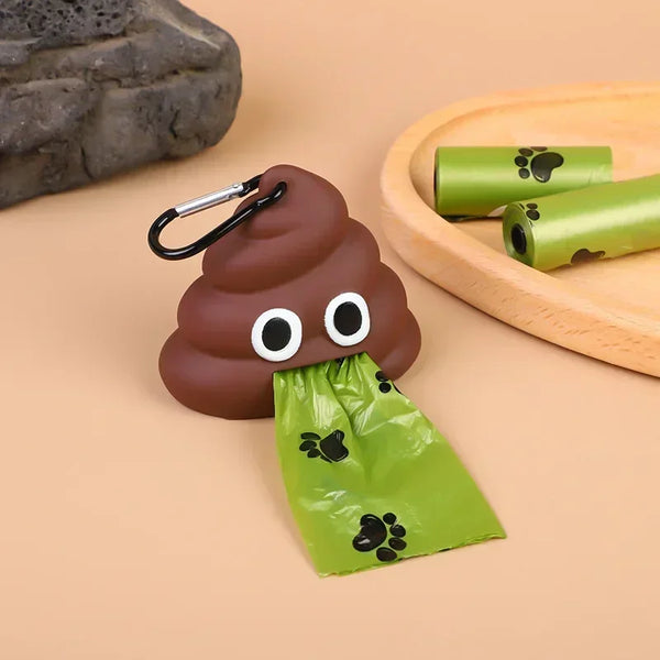 Poop Emoji Poop Bag Dispenser
