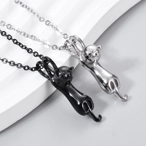 Black Cat Keepsake Urn Pendant
